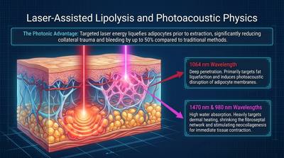 Laser-Assisted Lipolysis: Photoacoustic Physics and Wavelength Choice